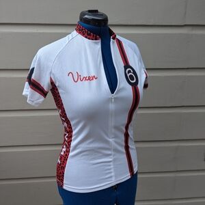 Bicycle Jersey women's leopard print